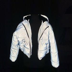 REFLECTIVE puffer jacket